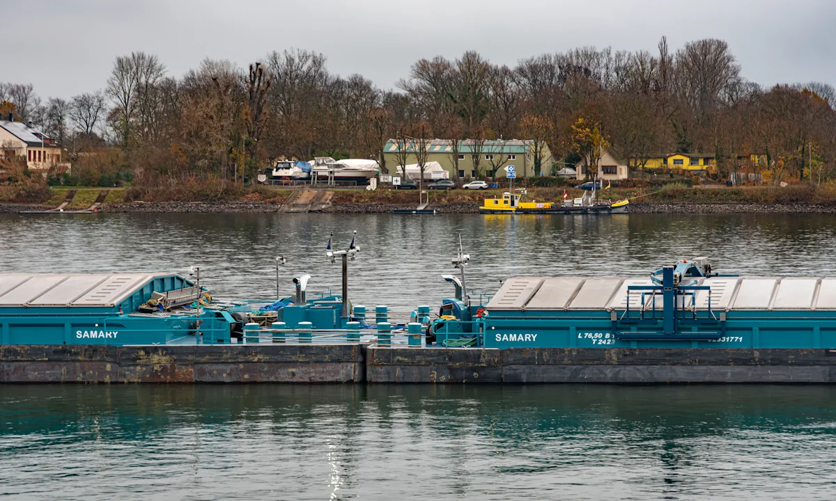 El Rin, a su paso por Maguncia